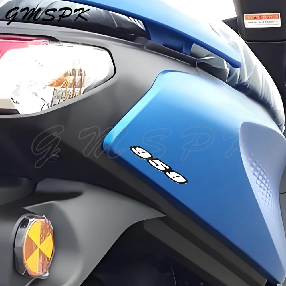 959 Arabic Numeral Motorcycle Number Sticker Fairing Windshield