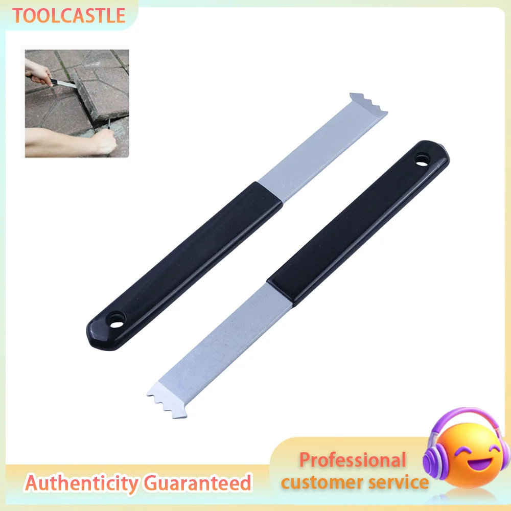 Paver Removal Tool with Micro-Tooth Joint Scraper, Brick Lifting Tool for Garden Paving Block Replacement & Repair