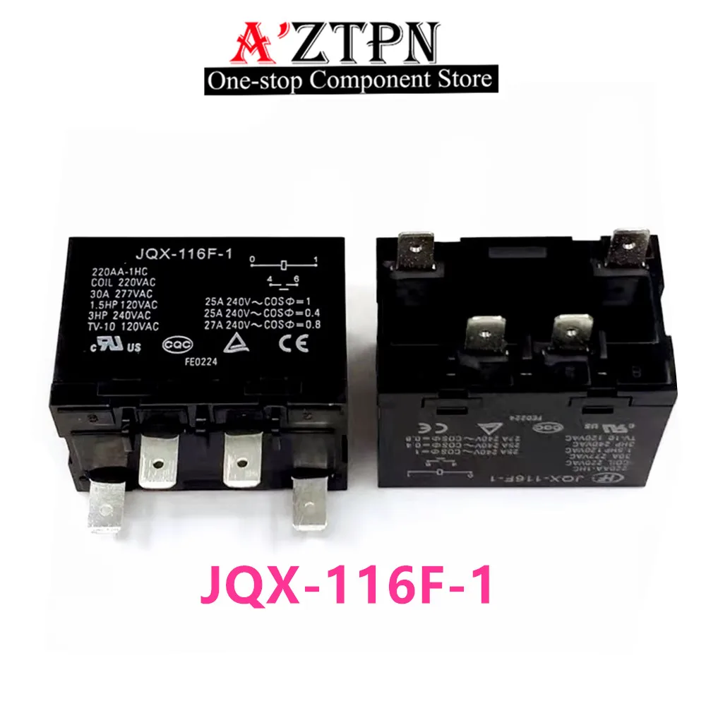 Original JQX-116F-1 220AA-1HC 220VAC relay HF116F-1