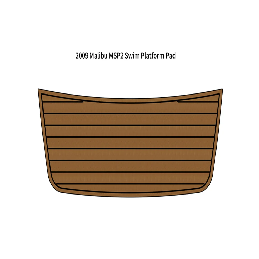 

Swim Platform Step Pad Boat EVA Foam Faux Teak Deck Floor Mat For 2009 Malibu MSP2