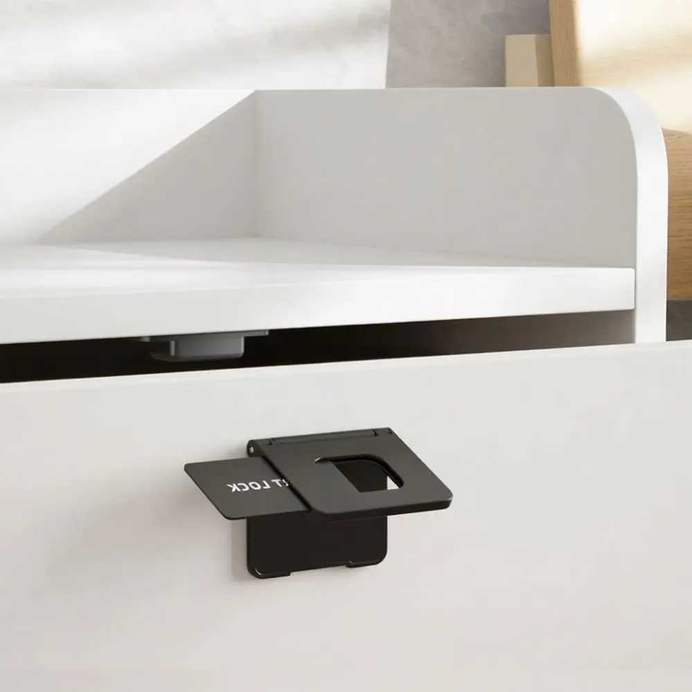 Invisible NFC Drawer Lock Wireless Phone Access Smart Cabinet Latch Electronic RFID Security File Wardrobe Drawer Lock