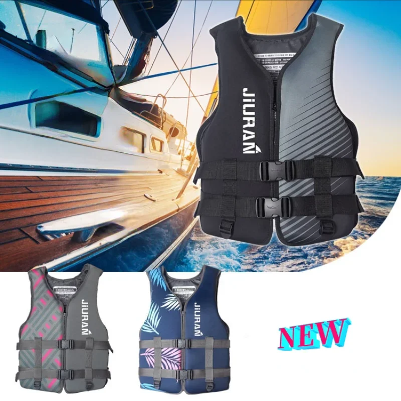 Chaleco salvavidas de neopreno para Rafting al aire libre para niños y adultos, ropa de esnórquel para pesca, kayak, traje de boatina para 40-110kg