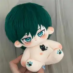 Rin Itoshi 20cm Stuffed Cotton Doll Animation Peripheral COS Blue Lock Cartoon Dressing-up Plush Puppet Kids Adults Gift Toys