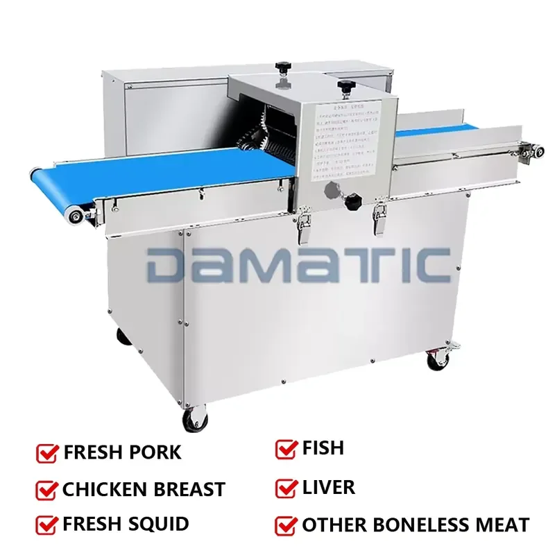 For Seafood Processing Machines Industrial Squid Octopus Ring Cutting Machine Salmon Cod Trout Slicer Machine