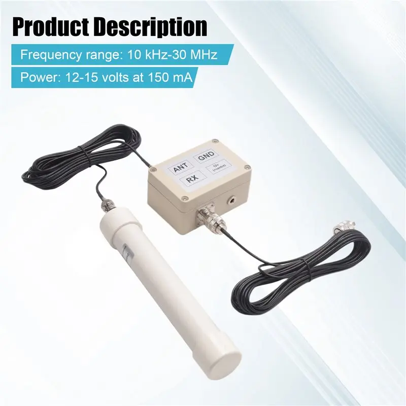 LXYB18B Active Antenna 10Khz To 30Mhz Mini Whip Lf Vlf Vhf Sdr Rx With Portable Cable