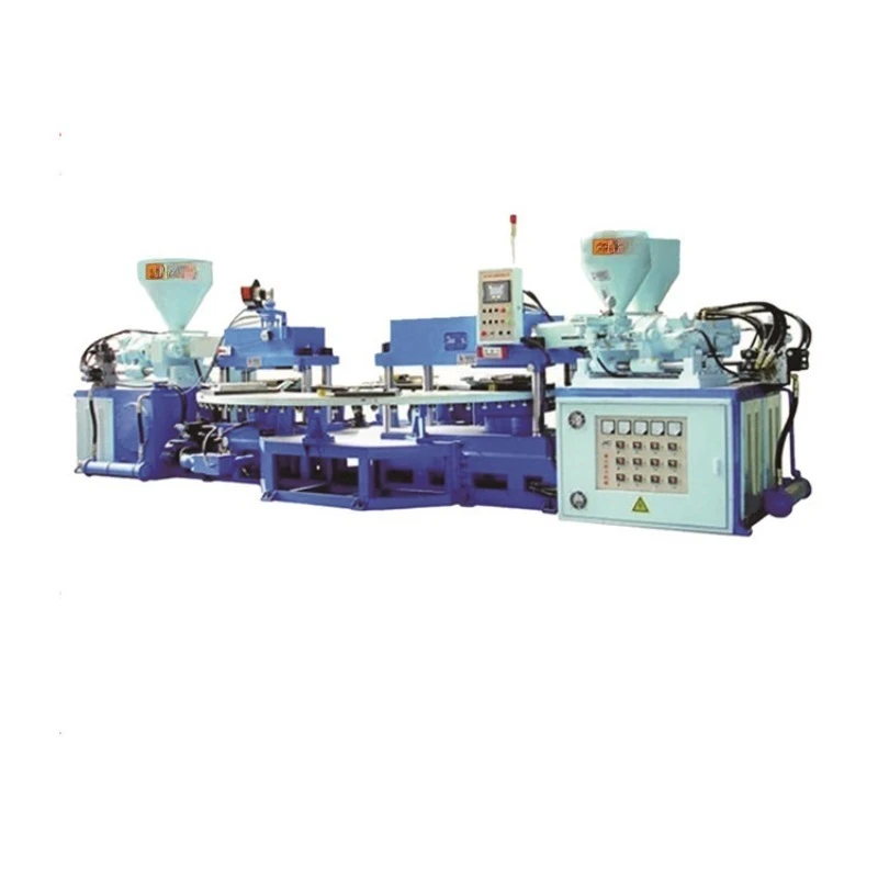 PVC three-color sole injection molding machine, sole forming machine, plastic slipper top, sole equipment machine