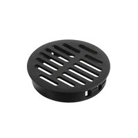 Cubierta del orificio de ventilación de la puerta del gabinete, apertura de escape del gabinete de zapatos, cubierta decorativa de ventilación de Gas de malla transpirable, orificio de disipación de calor