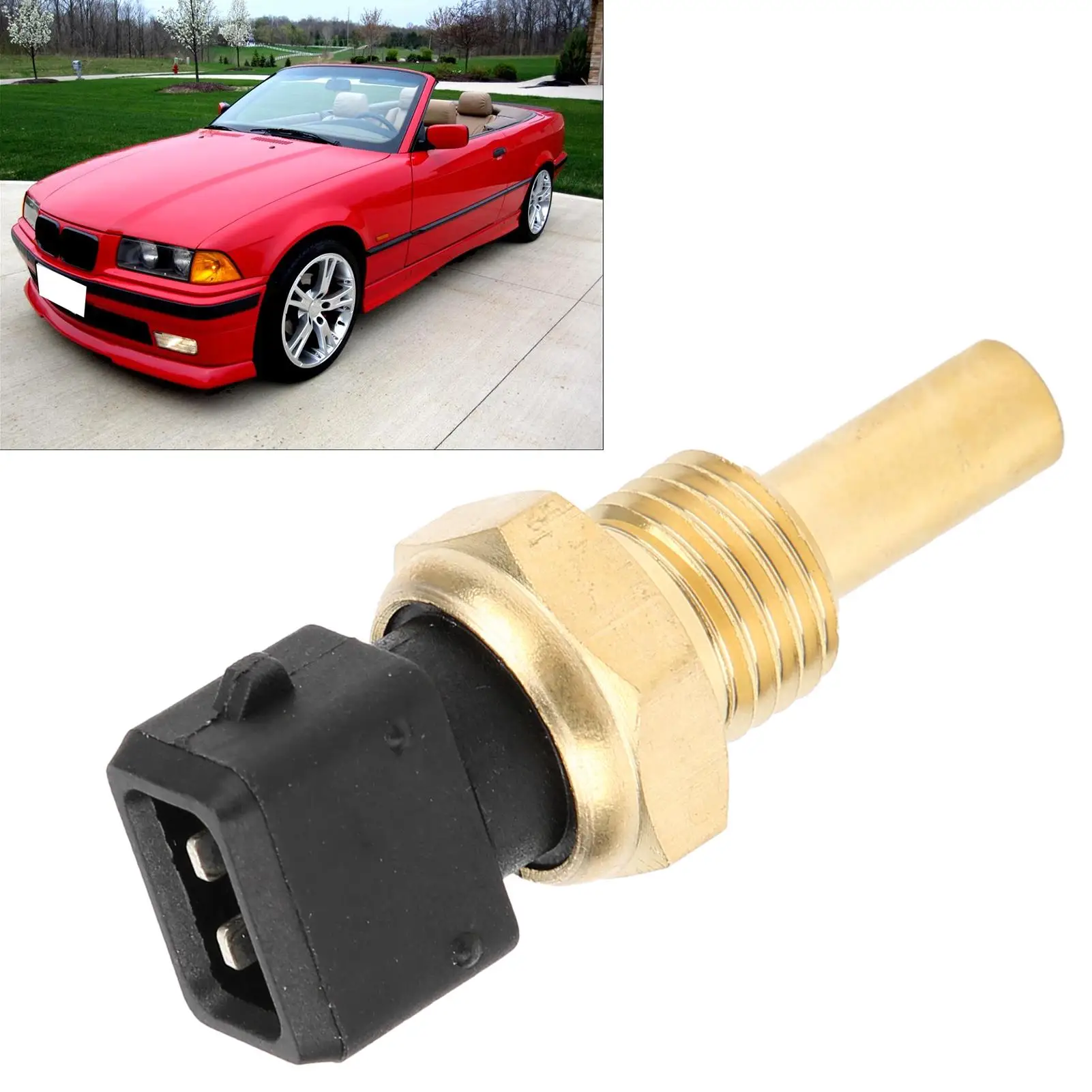 12621710535 Coolant Temperature Sensor Replacement for BMW E36 E34 E38 E32 E31 Models