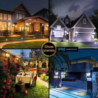 Solar Motion Sensor Light Outdoor LED Waterproof Lawn Street Garden Villa Porch Wall Mounted and Plug-in Dual-Purpose Camping 6