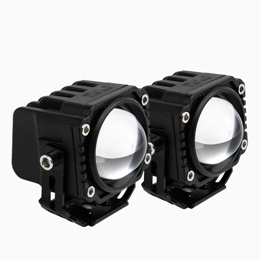 2" HD Glass Led Work Light 6000K White 3500K Amber Driving Fog Lights High / Low Beam Spotlight Car Off Road Motorcycle 12V 24V