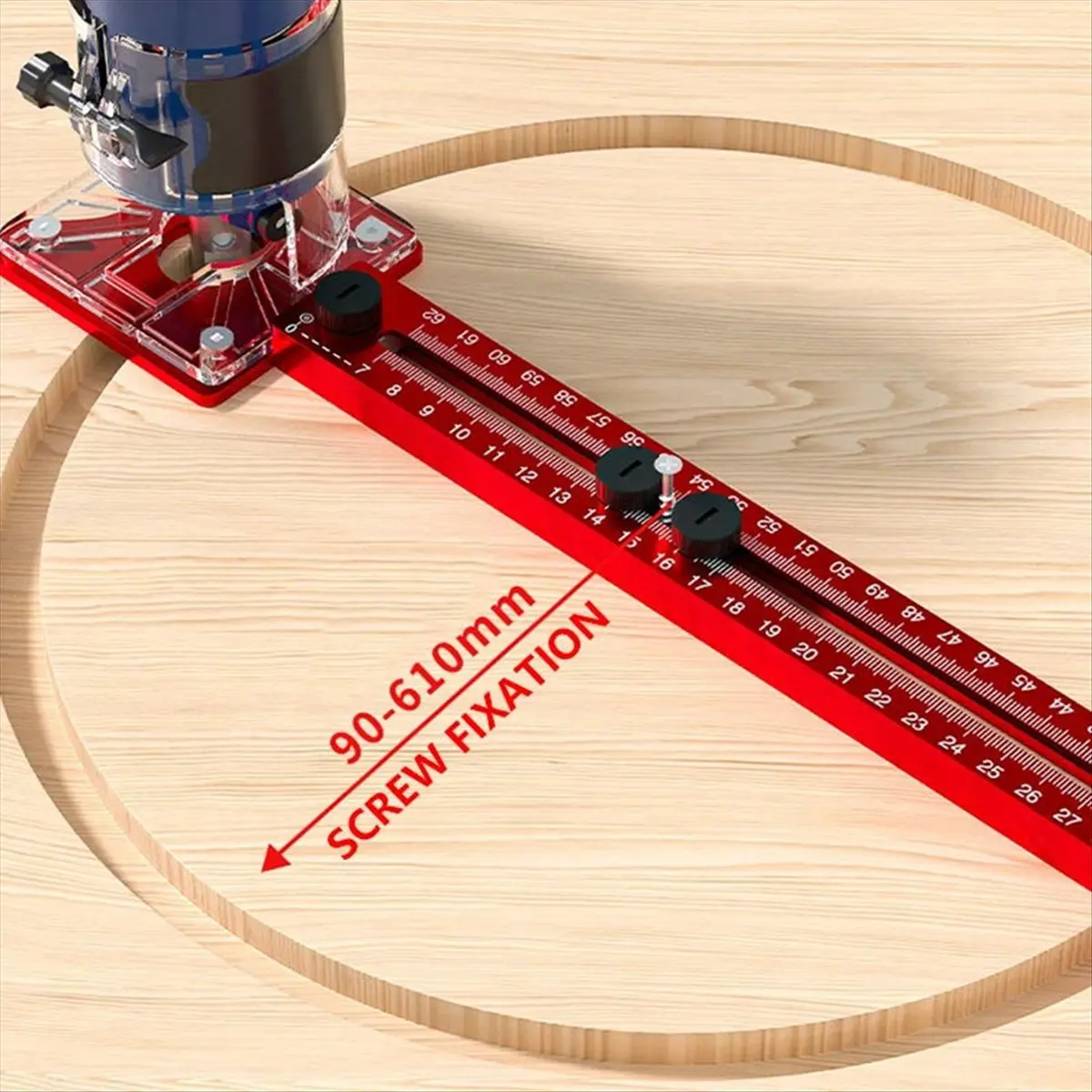 ABZT Multi in 1 Router Milling Groove Bracket Woodworking Cutting and Milling Circular Tool Auxiliary Circular Drilling Tools