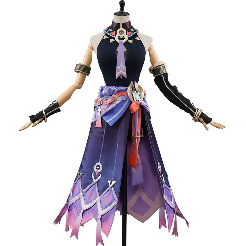 

Игра Genshin Impact Citсла, карнавальный костюм, парик, платье, униформа, головные уборы Natlan, Хэллоуин, карнавал, реквизит для вечеринки для женщин, девочек, 8 дюймов