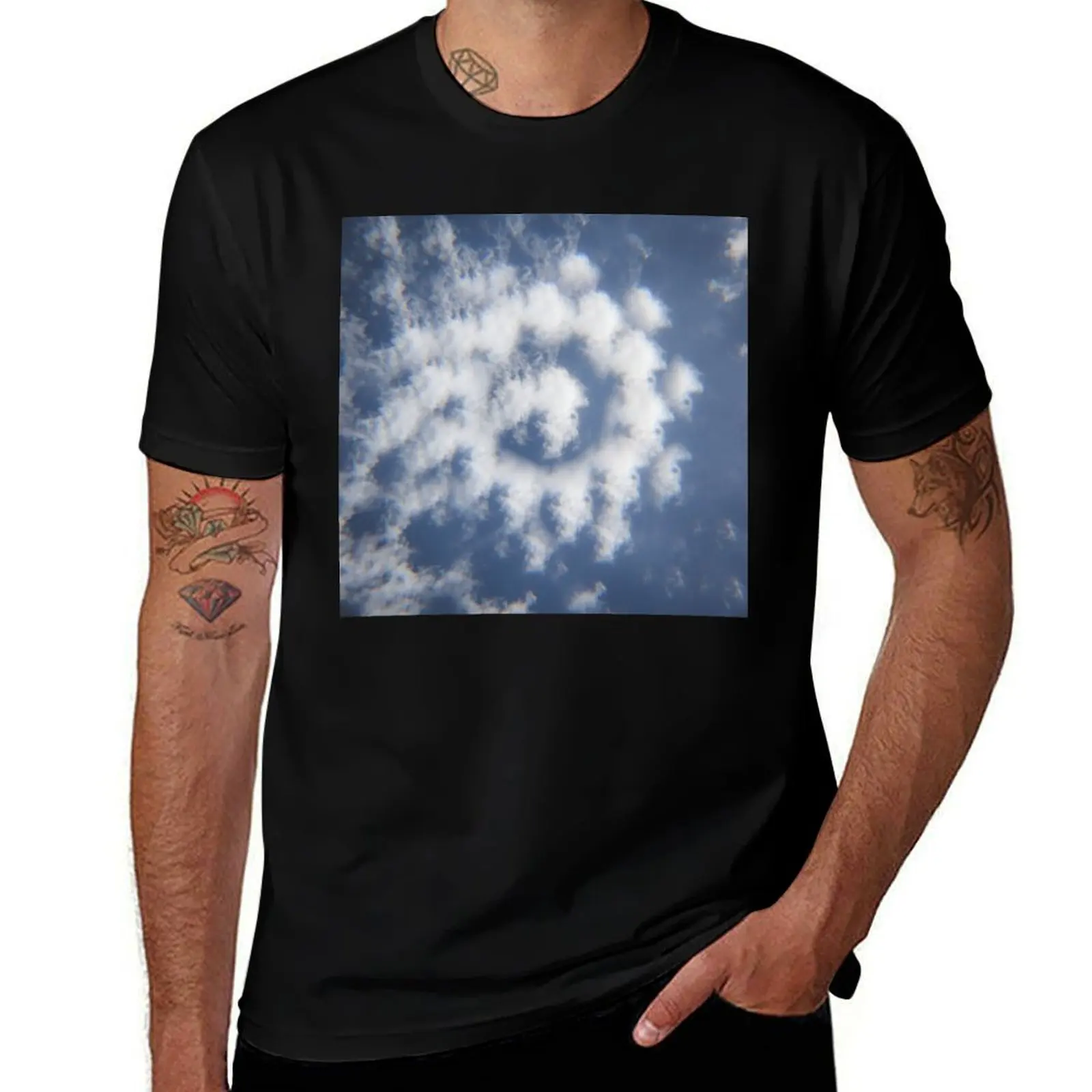 

cloud circles T-Shirt kawaii clothes blue lock street wear blanks shirts men graphic