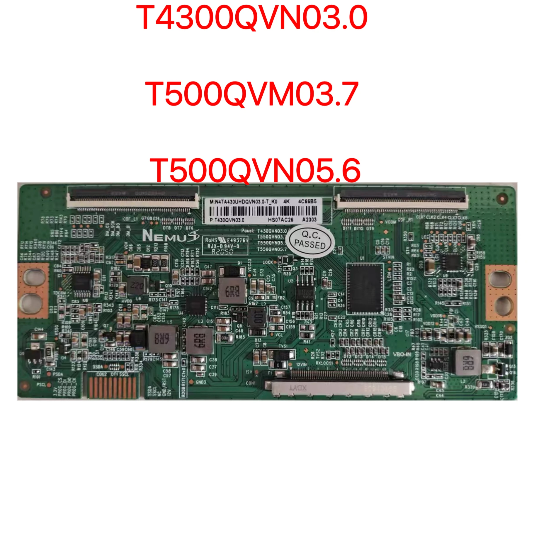 Placa lógica AU recién mejorada T430QVN03.0 T500QVM03.7 T500QVN05.6 4K