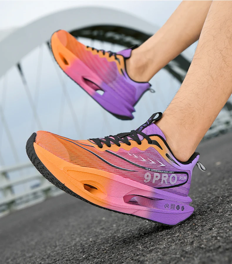 Herren-Laufschuhe, Marathon-Sportschuhe, lässige Herren-Sneaker, Carbon-Platte, atmungsaktiv, leicht, bequeme Damen-Sportschuhe. – Detail 30