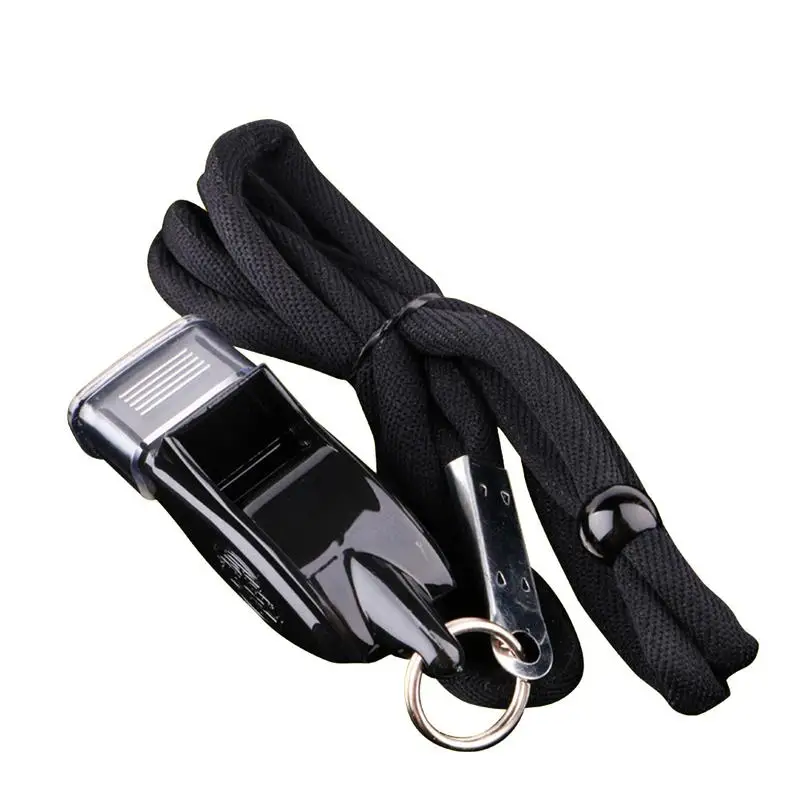 Fischietto forte 130dB Hyper Whistle Fischietti di allarme sportivo con cordino Clip per bocca imbottita Fischietto con suono forte e nitido per ufficiali