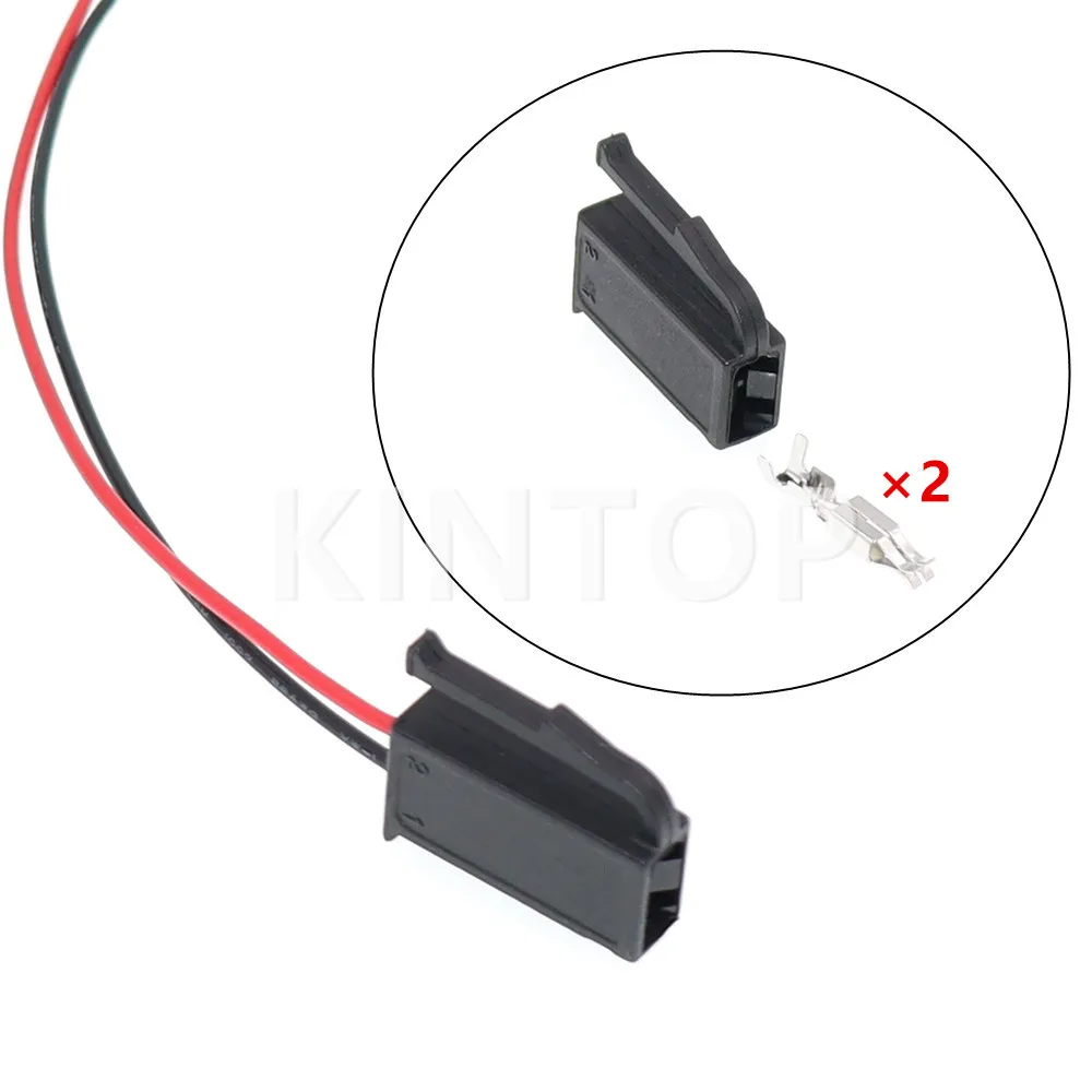 1 Set 2 Pins 191906231A 1H0906712 Automotive Cable Connector Auto Wire Socket For Car Motors AC Assembly