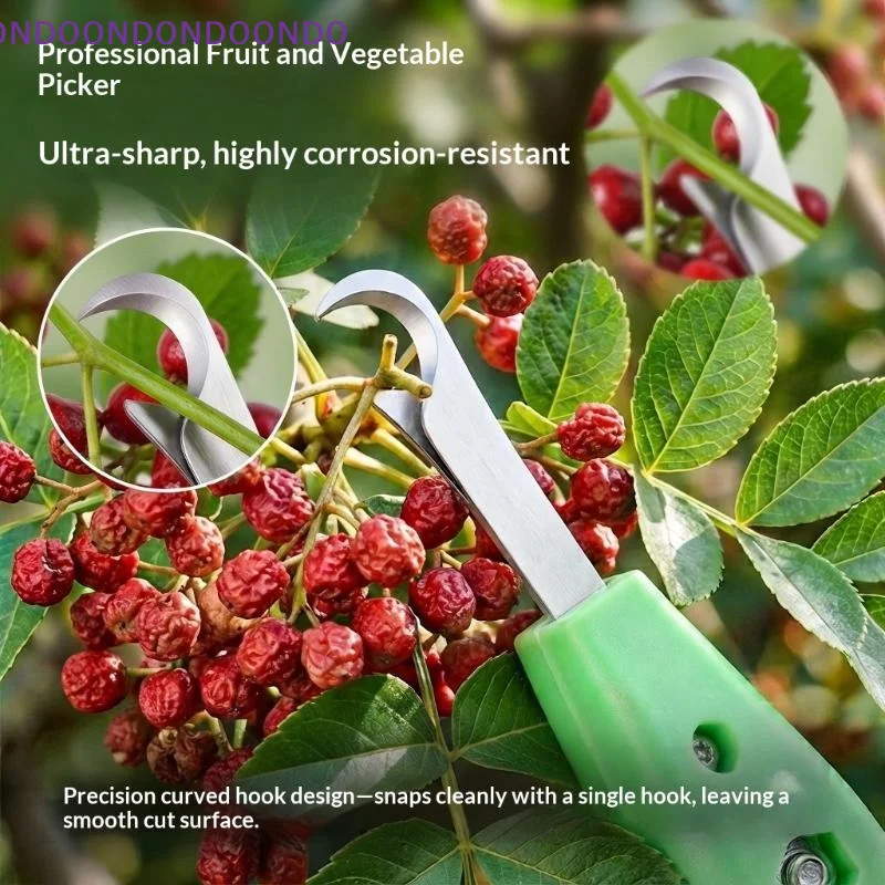 Sichuan Pepper Picking Shears Sharp Anti-Slip Handle Labor Saving Durable Blade for Orchard Harvesting Work