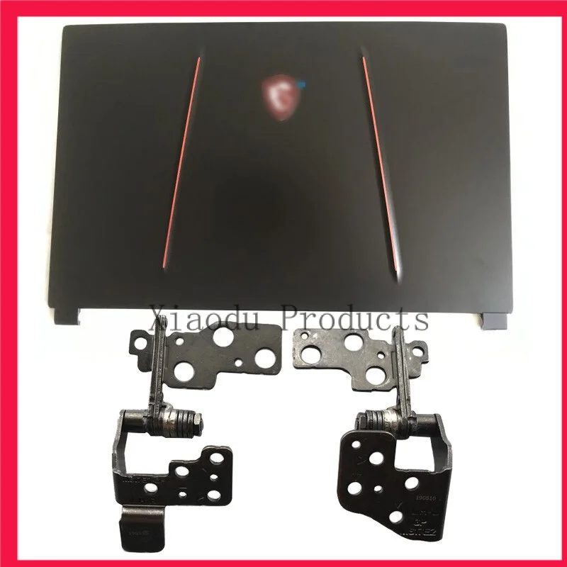 for MSI GE75 GE75VR Raider 8RE 8RF MS-17E2 LCD Back Cover w/Hinges