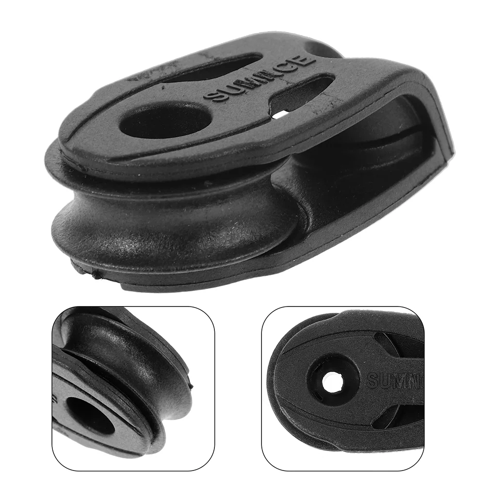 

2pcs Kayak Pulley Duty Nylon Pulley Wear-Resistance Marine Pulley Block Sheave For Ship Yacht Canoe Trolley Kit Kayak Pulley