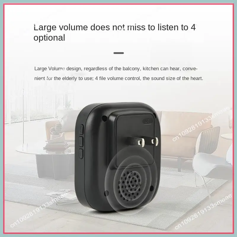 N94R Waterproof Smart Doorbell Wireless Doorbell IP68 Home Door Bell Intelligent 38 Songs 4-Level Volume Control