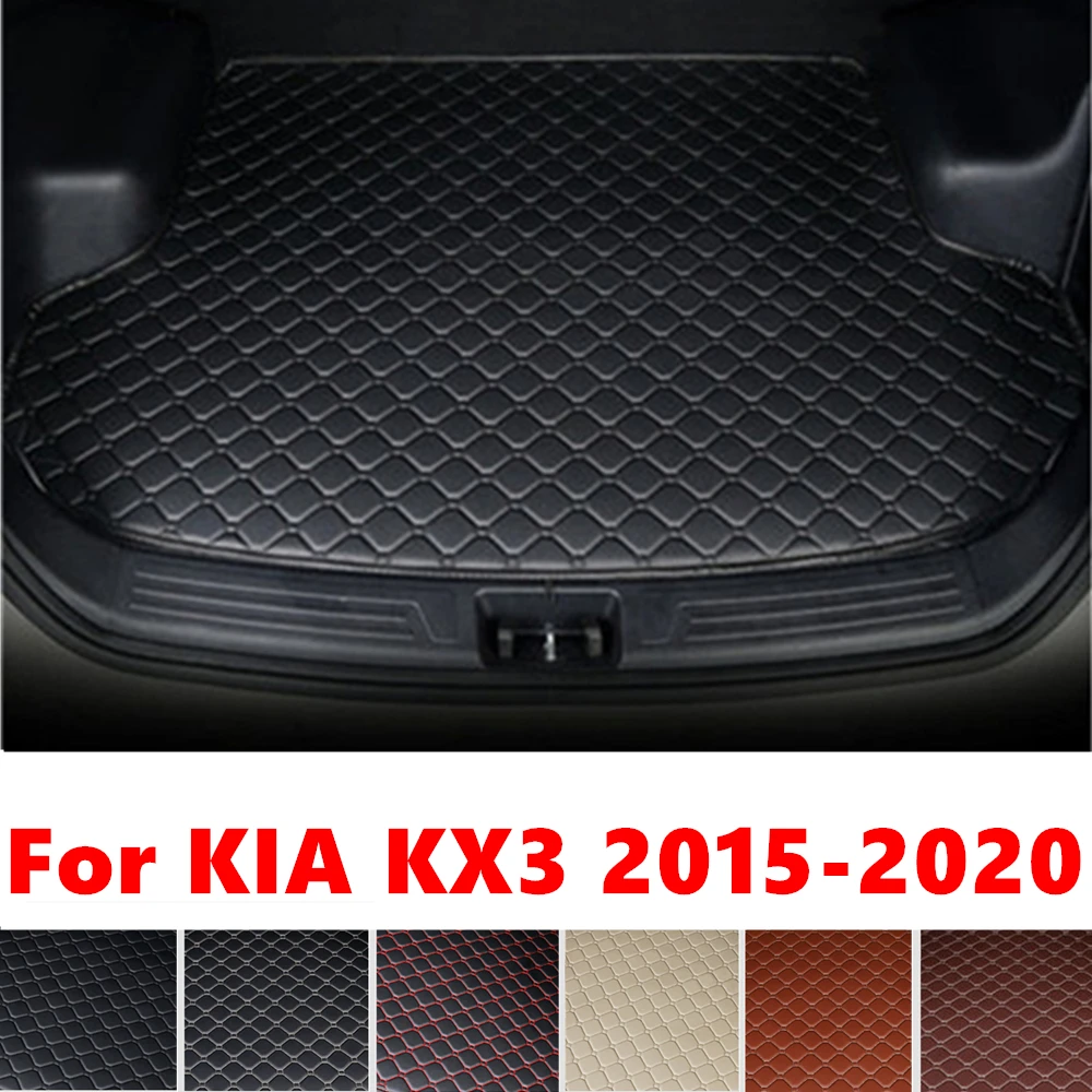 

Car trunk mat for KIA KX3 2020 2019 2018 2017 2016 2015 Rear Cargo Liner Carpet Interior Parts Accessories Boot Tray luggage Pad