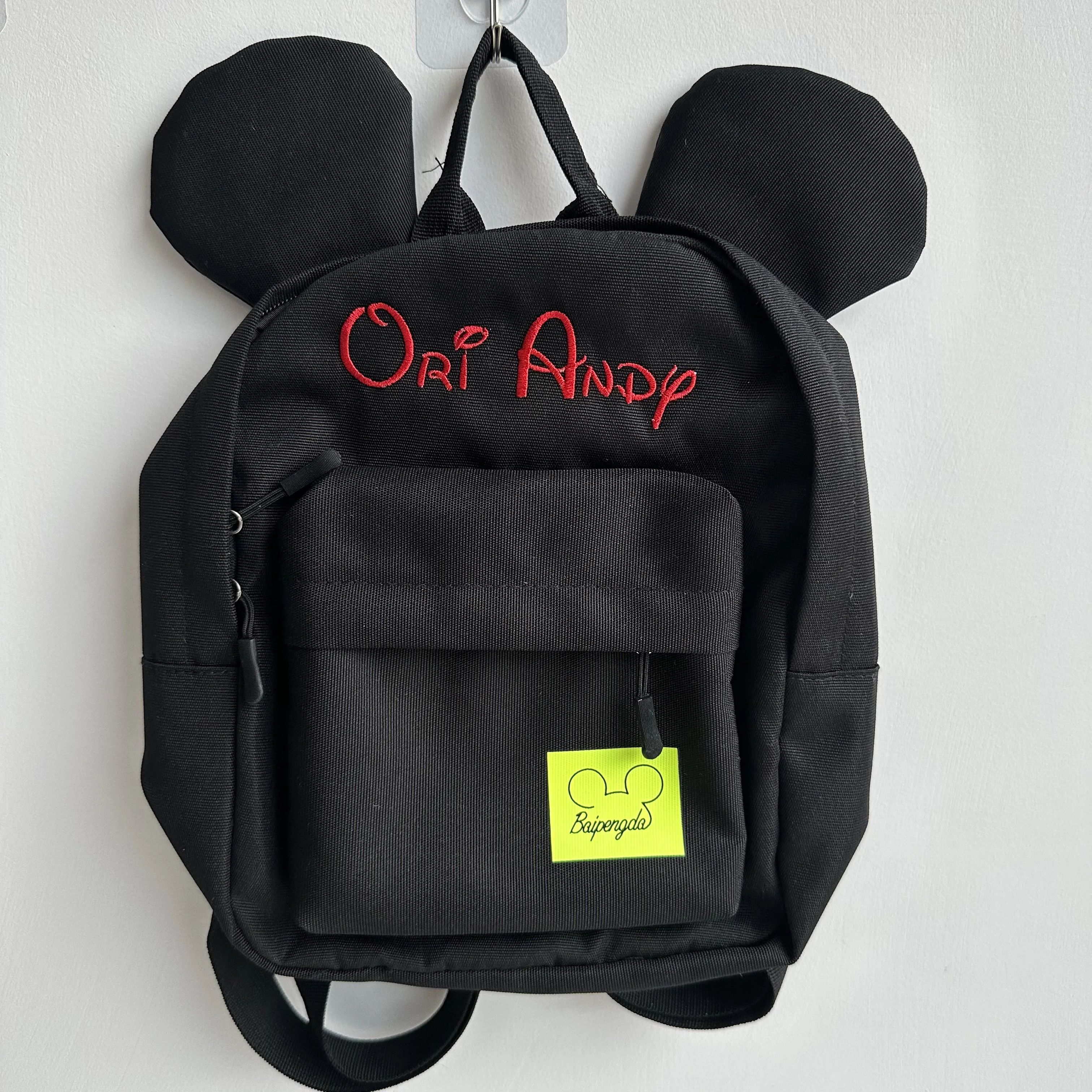 Kinder Mickey Oxford Stoff Rucksack personal isierte Baby Name niedlichen Rucksack Schüler Schule Geschenk Geburtstags geschenk