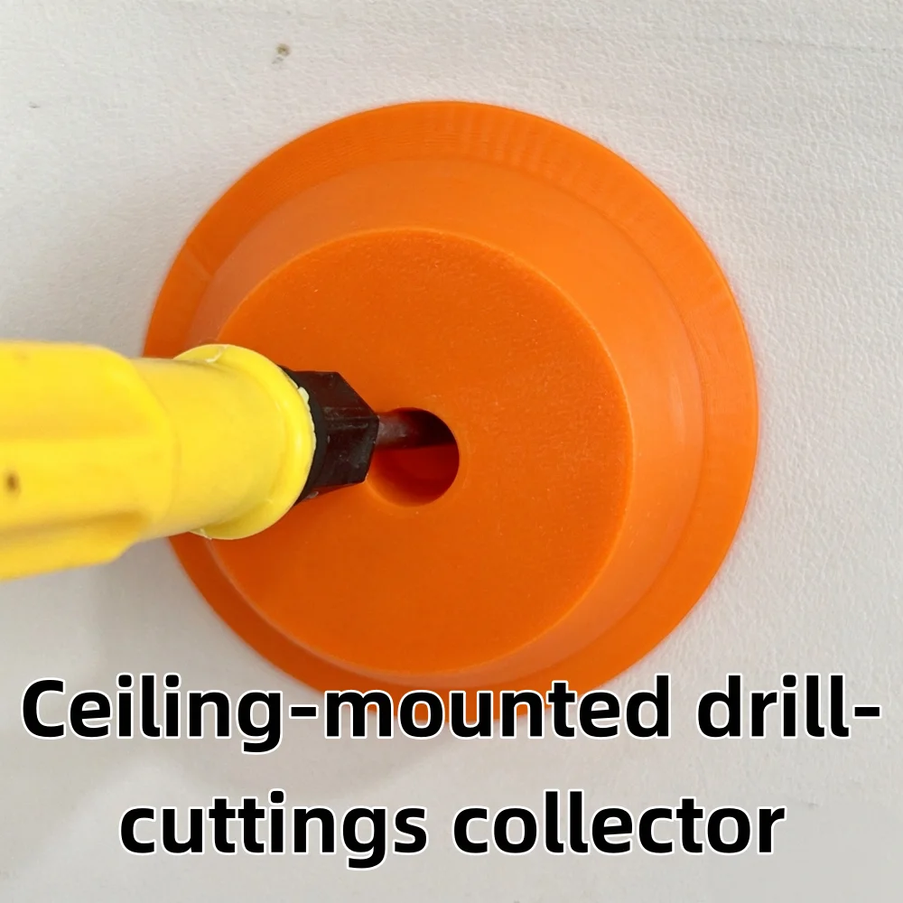 New Ceiling Drilling Dust Extractor Drill Bit Area Auxiliary Tool For DIY Renovation Wall Drilling Dust Collection And Storage