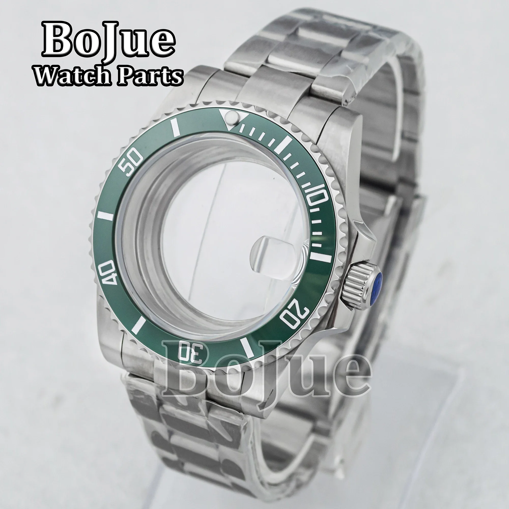 Funda de 40mm para Seiko NH34, NH35, NH36, 28,5mm, movimiento de esfera, SUB Submariner, correa de ostra, pulsera, bisel de cerámica, accesorios para hombres