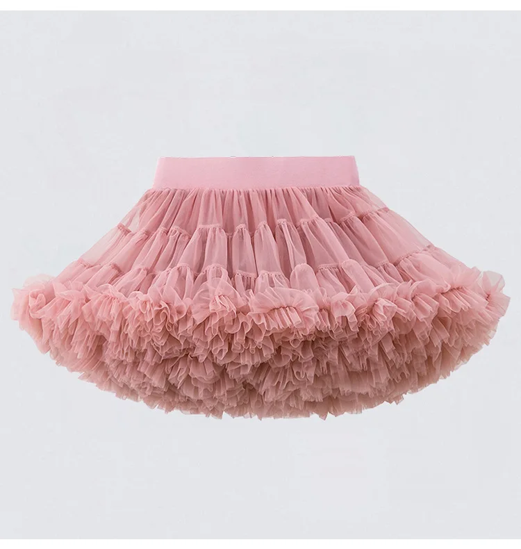 Mädchenrock, Puffrock, A-Linien-Halbrock, Mädchenkleid, stilvolles Prinzessinnenkleid, Kinderrock, süßer Rock für kleine Mädchen. – Detail 19