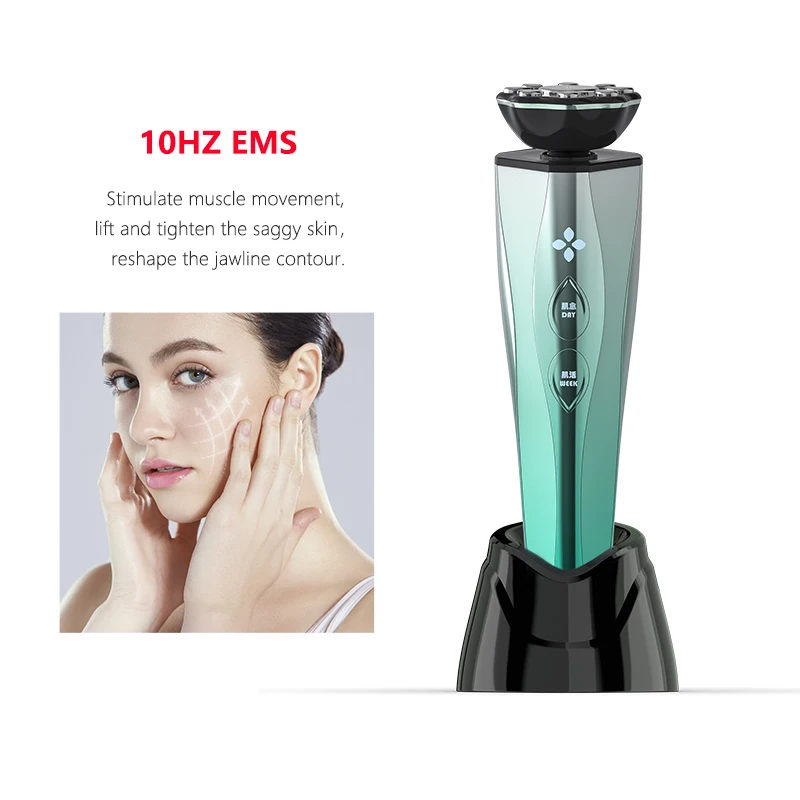 New Microcurrent Face Lift Machine Mini Skin Care Ultrasonic Galvanic Current Multifunction Beauty Device