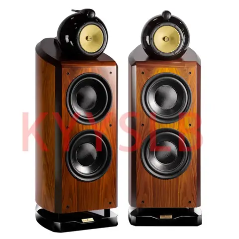 10 Inch M10 Three Way 4 Unit Double Woofer Hifi Speaker Hi-end Floor Speaker Large Home Theater System 300W 8 Ohm
