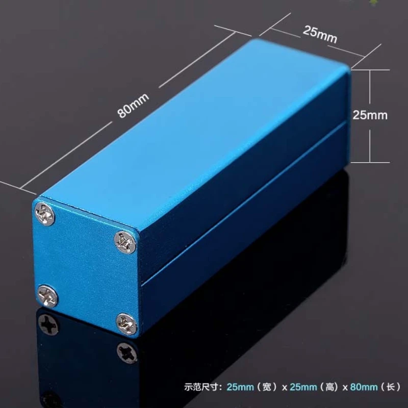25x25x80mm Aluminum Enclosure Project Box Separate Splitted Body Case Aluminum Control Enclosure LK-ALS03