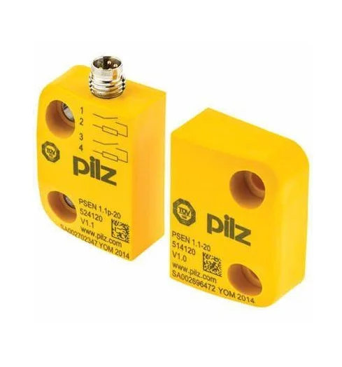 

P I L Z PSEN 1.1P-23/PSEN 1.1-20/8MM/ATEX/1 Магнитный предохранительный выключатель, IP67, 2 NO, 24 В постоянного тока, M8 4-контактный разъем, серия ATEX, PSEN
