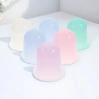 

6pcs Silicone Vacuum Cup Durable Body Massager For Home Therapy Anti-Aging Cupping Device Suction Cupping Tool