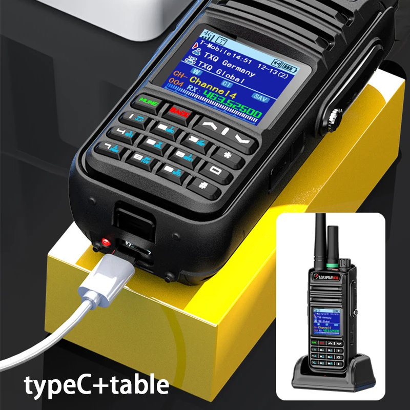 Wurui 4G 918 POC UHF global-ptt телефон walkie talkie двухсторонние радиостанции ham телефон мобильный дальность 100 км Расстояние портативный