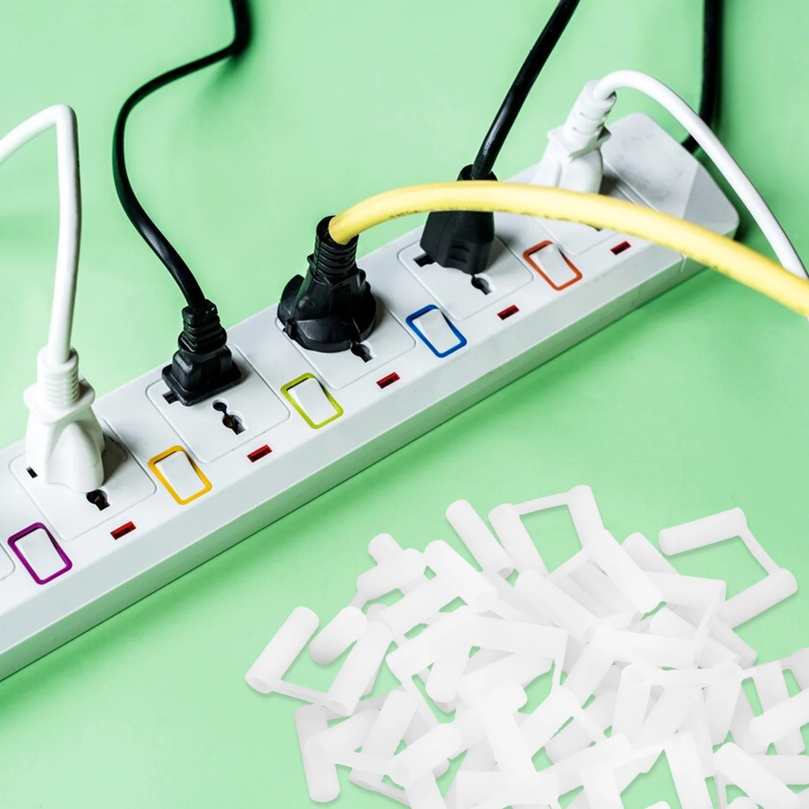 

100pcs Plug Protector Cover Outlet Safety Durable Plastic Power Plug Boots Childproof Socket Covers For Home Office Garage Hotel