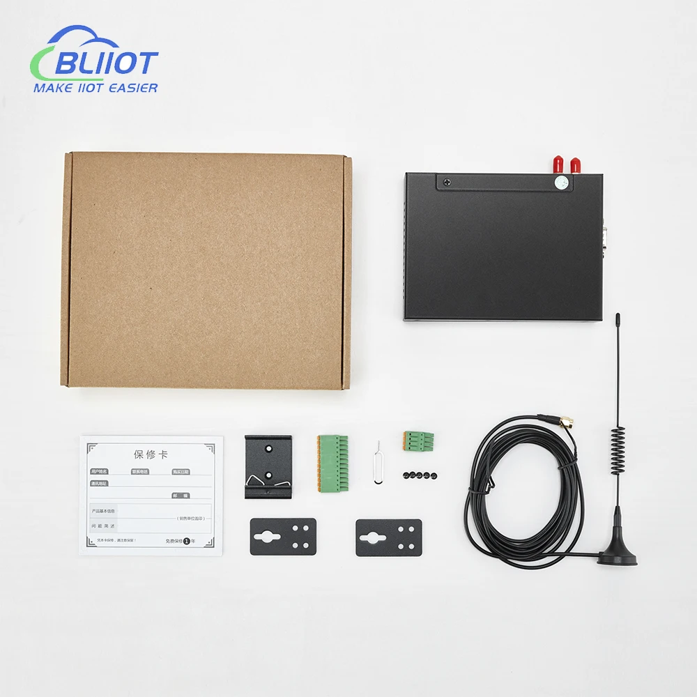 BLiiot Industrial IOT Wireless Protocol conversion RS485 232 RJ45 PLC modbus to MQTT Remote Download Upgrade BL110