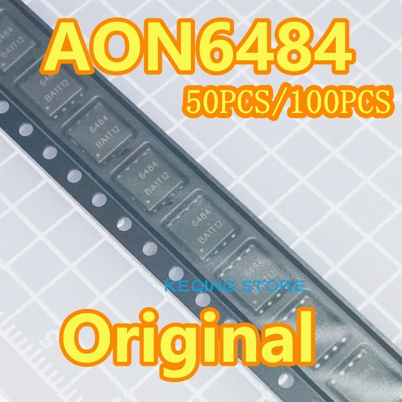 50PCS/100PCS  AON6484 6484 Original medium voltage MOSFET DFN5*6