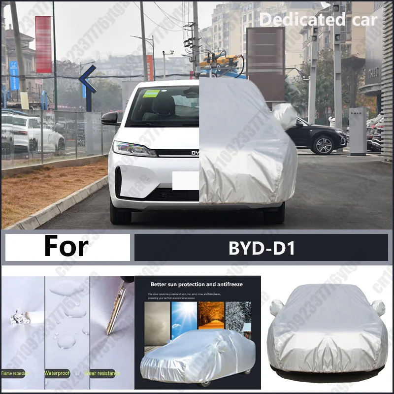 

For BYD-D1 Oxford cloth car cover for sun protection, rain resistance, and all season special car dust cover