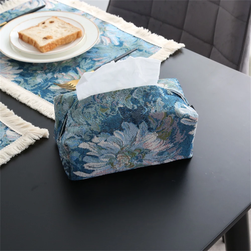 Nordic Tissue Box Holder Home Decor Table Tissue Paper Organizers Car Napkin Holders Bathroom Dispenser Toilet Paper Tissue Case