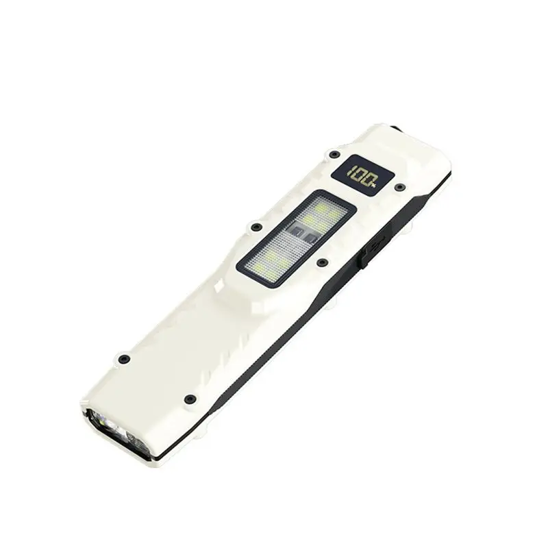 Portable Multifunctional Flashlight Rechargeable LED Outdoor, Super Bright COB Work Light Flashlight