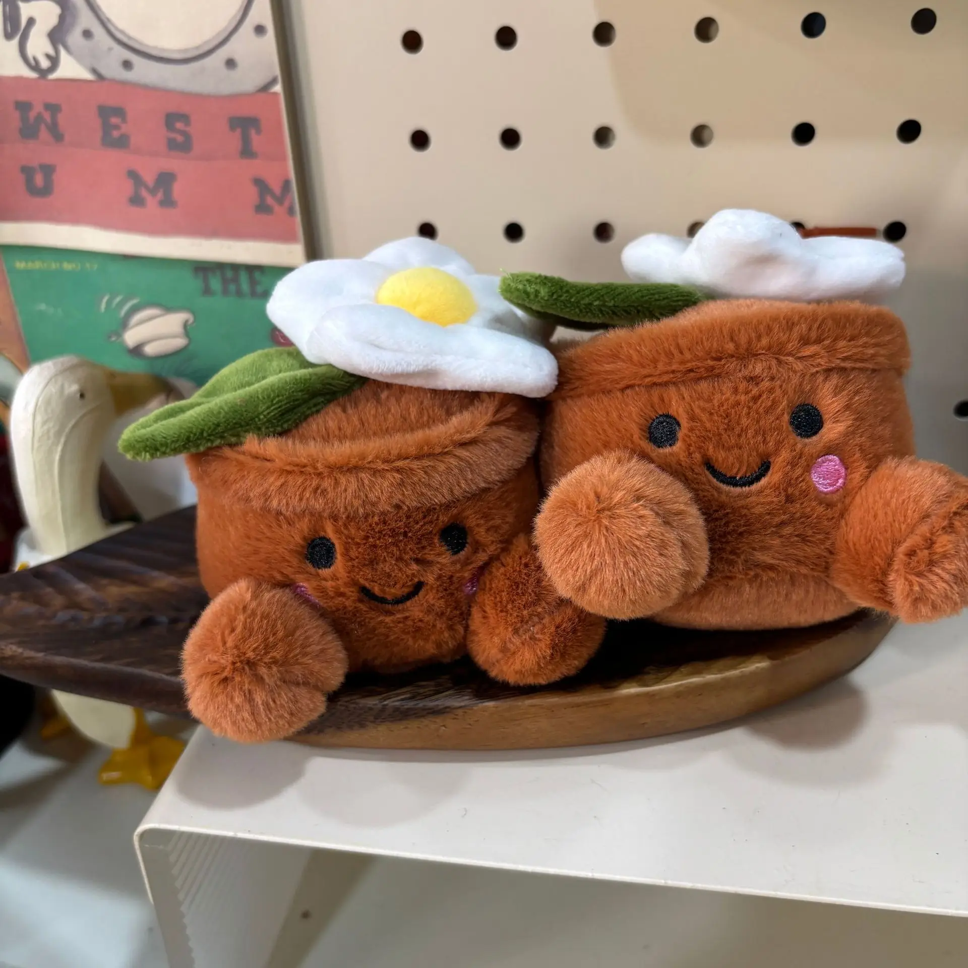 Cartoon Plüsch Puppe Spielzeug Nette Blumen Topfpflanzen Plüsch Puppe Schlüsselbund Simulation Blumen Plüsch Tasche Hängen Dekor Schlüsselbund Geschenk