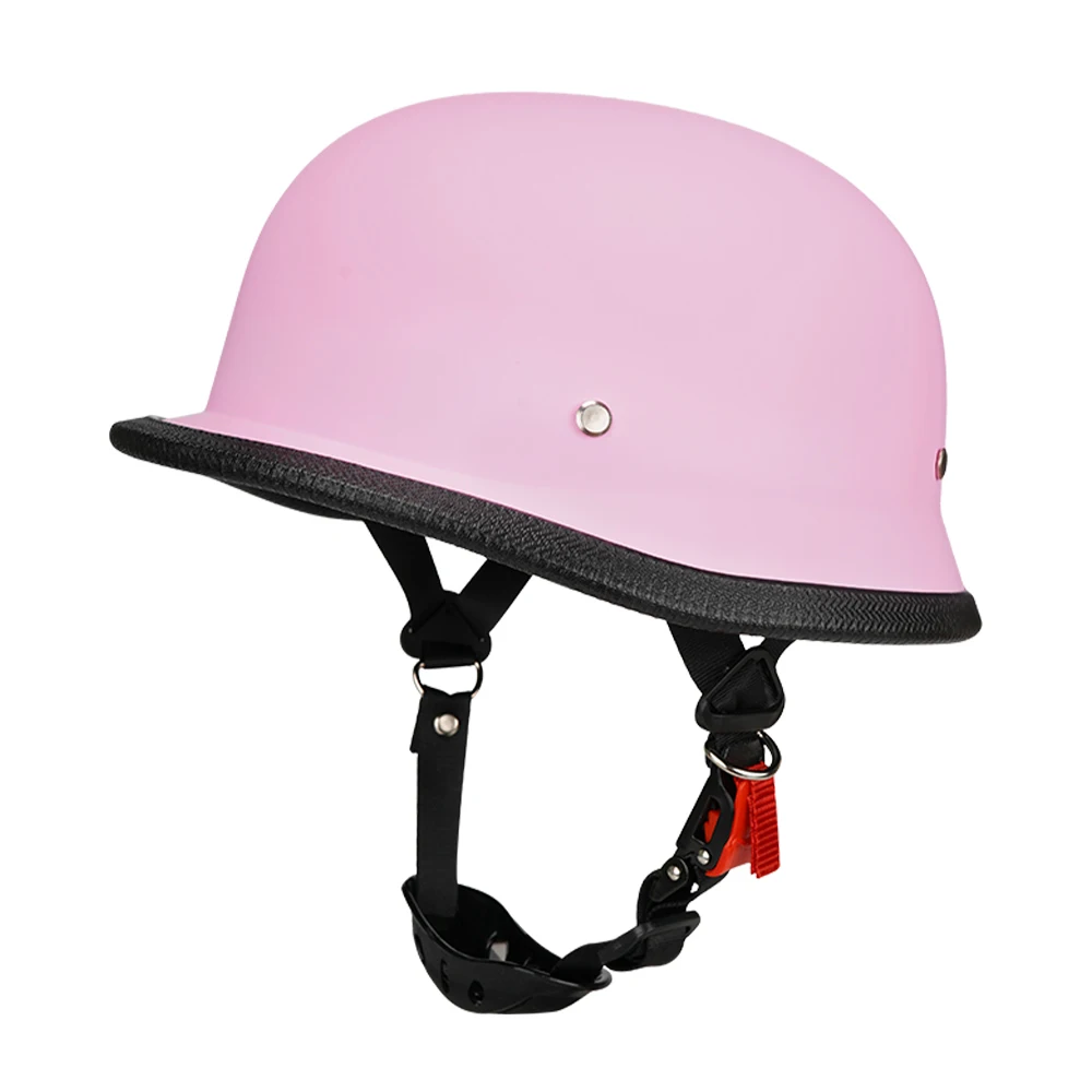 Motorrad Halbhelm Vintage Deutscher Stil Pilot Motorradhelme Open Face Retro Motocross Helm Motorradzubehör Dot