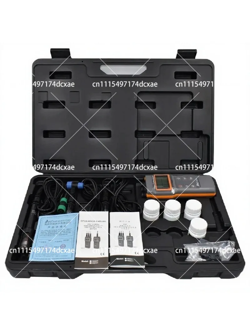 Water Quality Meter Digital Dissolved Oxygen PH Conductivity Salinity Temperature Tester for Aquarium Hydroponics
