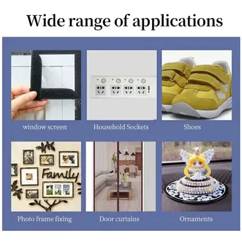 10M*2 20/25/30/50mm magická páska, samolepicí suchý zip, nylonová samolepka, suchý zip, lepidlo, šicí páska s lepidlem 8 nejlepší prodej suché zipy - №5