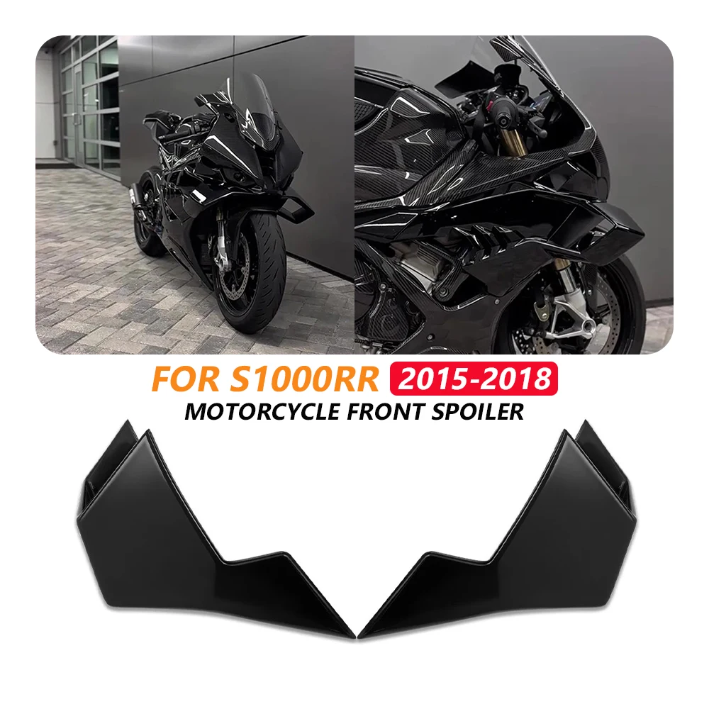 

S 1000 RR 2018 Motorcycle Airfoil Spoilers For BMW S1000RR 2015 2016 2017 2018 S 1000 RR Frontal Pressure Plate Nose Winglet