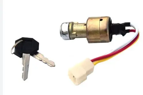 Applicable to accessory parts ForkliftForklift Key Switch Jk411(hl) With 3 Wires for Heli TCM Forklift