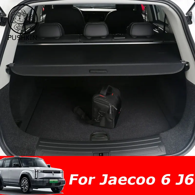 

Car Trunk Covers for Chery iCar 03 Jaecoo J6 2024 2025 Luggage Curtain Shelter Auto Privacy Partition Cargo Pad Accessories