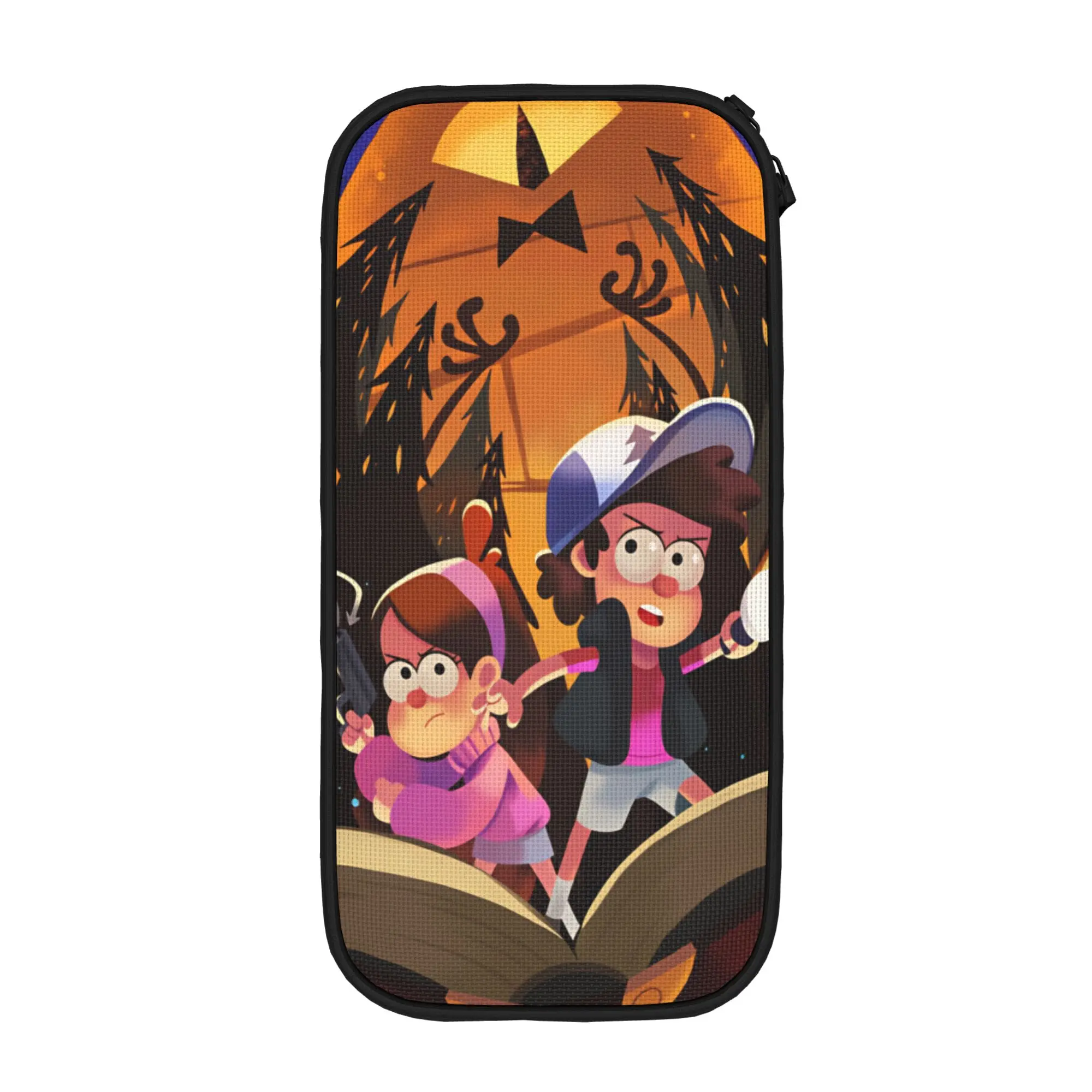 G-Gravity Falls Lunch Bag Bill Cipher Fun Lunch Box Office Portable Insulated Tote Food Bags For Women Oxford Custom Cooler Bag